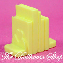 Playskool Play Around Dollhouse Yellow Books Bedroom Living Room-Toys & Hobbies:Preschool Toys & Pretend Play:Playskool-Playskool-Bedroom,Dollhouse,Kids Bedroom,Living Room,Office,Playskool,Playskool Dollhouse,Used-Playskool yellow books for dollhouse fun! Perfect for Fisher Price and Playskool dollhouses. Gently used, from The Dollhouse Shop. Creative play!-The Dollhouse Shop