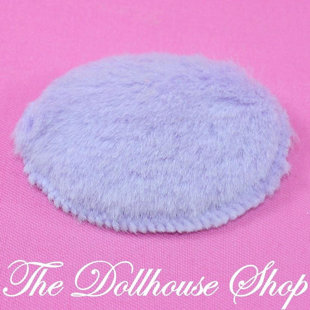 Purple Fluffy Bathroom Floor Rug Fisher Price Loving Family Dollhouse Fuzzy Mat-Toys & Hobbies:Preschool Toys & Pretend Play:Fisher-Price:1963-Now:Dollhouses-Fisher-Price-Bathroom,Blankets & Rugs,Dollhouse,Dream Dollhouse,Fisher Price,Loving Family,Purple,Used-The Dollhouse Shop