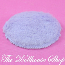 Purple Fluffy Bathroom Floor Rug Fisher Price Loving Family Dollhouse Fuzzy Mat-Toys & Hobbies:Preschool Toys & Pretend Play:Fisher-Price:1963-Now:Dollhouses-Fisher-Price-Bathroom,Blankets & Rugs,Dollhouse,Dream Dollhouse,Fisher Price,Loving Family,Purple,Used-The Dollhouse Shop