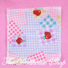 Barbie Nibbles picnic blanket rug horse blanket for Fisher Price Loving family-The Dollhouse Shop
