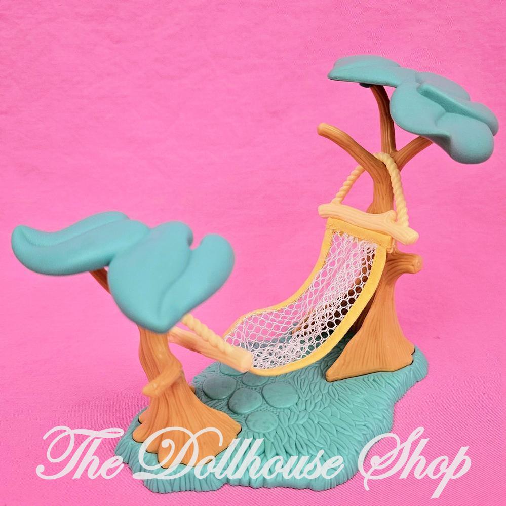 Fisher-Price Hideaway Hollow Dollhouse Yellow Tree Hammock Bed-The Dollhouse Shop