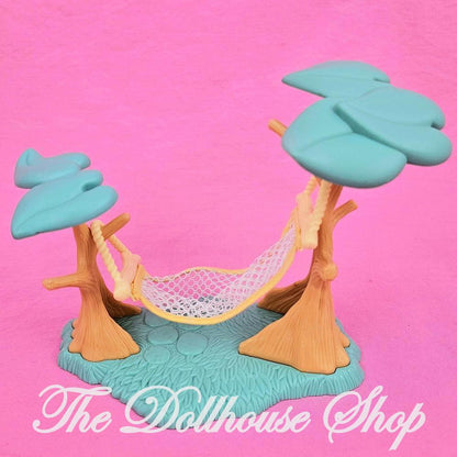 Fisher-Price Hideaway Hollow Dollhouse Yellow Tree Hammock Bed-The Dollhouse Shop