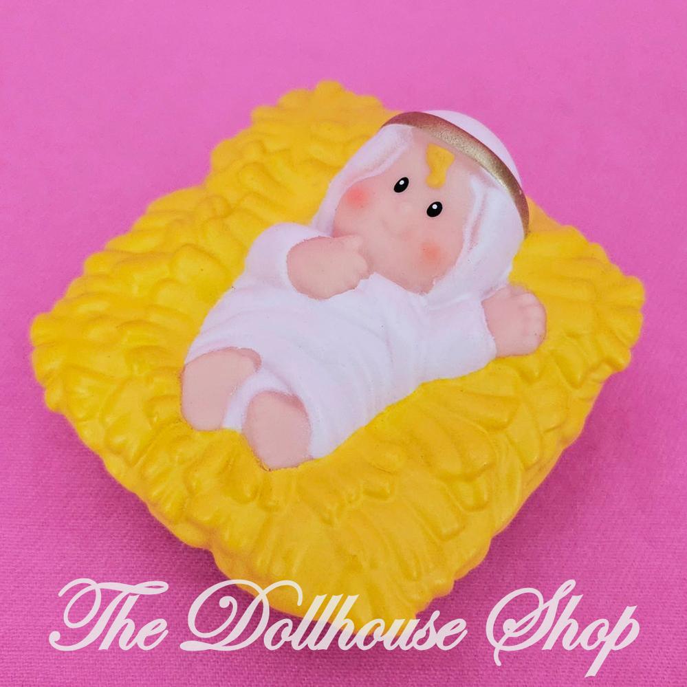 Fisher-Price Little People Baby Jesus Figure Christmas Nativity Replacement-The Dollhouse Shop