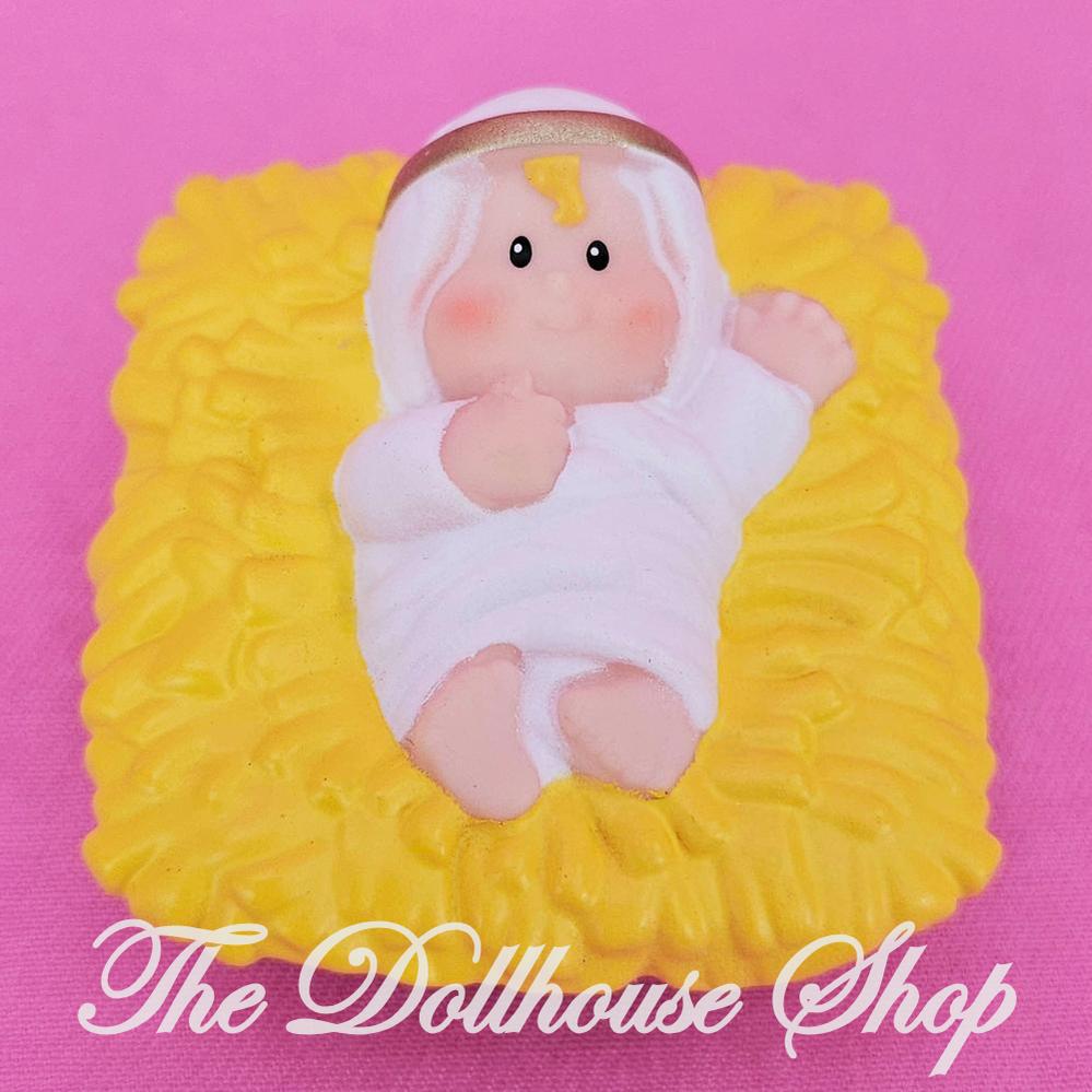 Fisher-Price Little People Baby Jesus Figure Christmas Nativity Replacement-The Dollhouse Shop