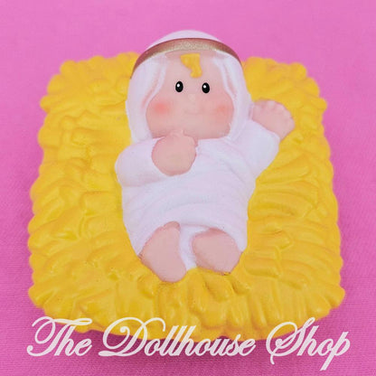 Fisher-Price Little People Baby Jesus Figure Christmas Nativity Replacement-The Dollhouse Shop