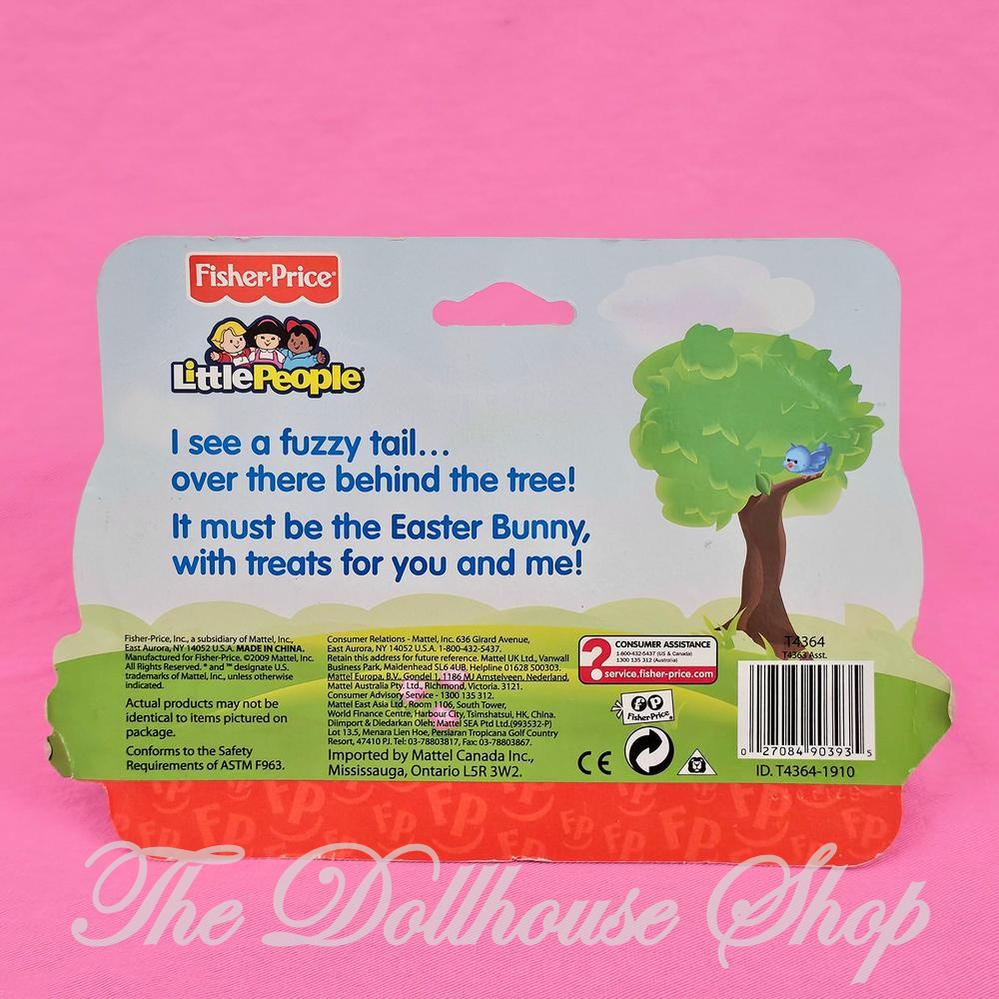 Fisher Price Little People Boy Eddie Brown Puppy Happy Easter Figures-The Dollhouse Shop