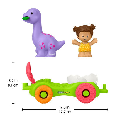 Fisher Price Little People Dinosaur Parade Egg Car and Girl Figure-The Dollhouse Shop