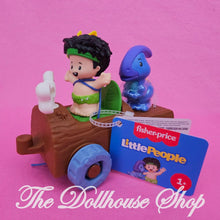 Fisher Price Little People Dinosaur Parade Log Car and boy figure-The Dollhouse Shop