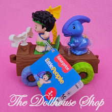 Fisher Price Little People Dinosaur Parade Log Car and boy figure-The Dollhouse Shop