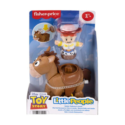 Fisher-Price Little People Disney Pixar Toy Story Bobbin’ Bullseye & Jessie-The Dollhouse Shop