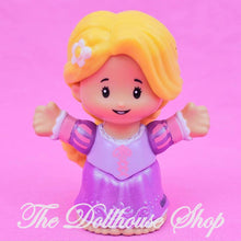 Fisher-Price Little People Disney Princess Rapunzel Blonde Hair Purple Dress-The Dollhouse Shop