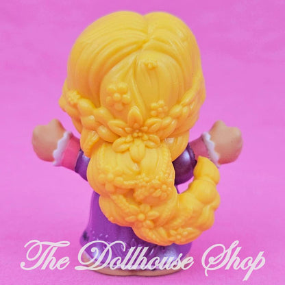 Fisher-Price Little People Disney Princess Rapunzel Blonde Hair Purple Dress-The Dollhouse Shop