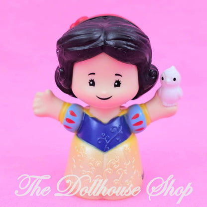Fisher-Price Little People Disney Princess Snow White figure white bird-The Dollhouse Shop