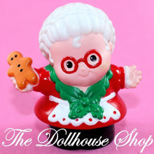Fisher Price Little People Dollhouse Christmas Mrs Santa Claus Gingerbread Man-The Dollhouse Shop