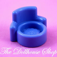 Fisher Price Little People Dollhouse Home Blue Dining Chair-The Dollhouse Shop