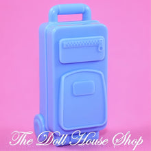 Fisher Price Little People Doll's Blue Travel Bag Suitcase Luggage-The Dollhouse Shop