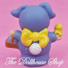 Fisher Price Little People figure blue bunny costume with Basket Happy Easter-The Dollhouse Shop