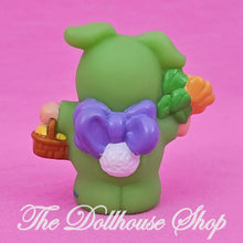Fisher Price Little People Figure Green Bunny Costume Easter Basket Flower-The Dollhouse Shop