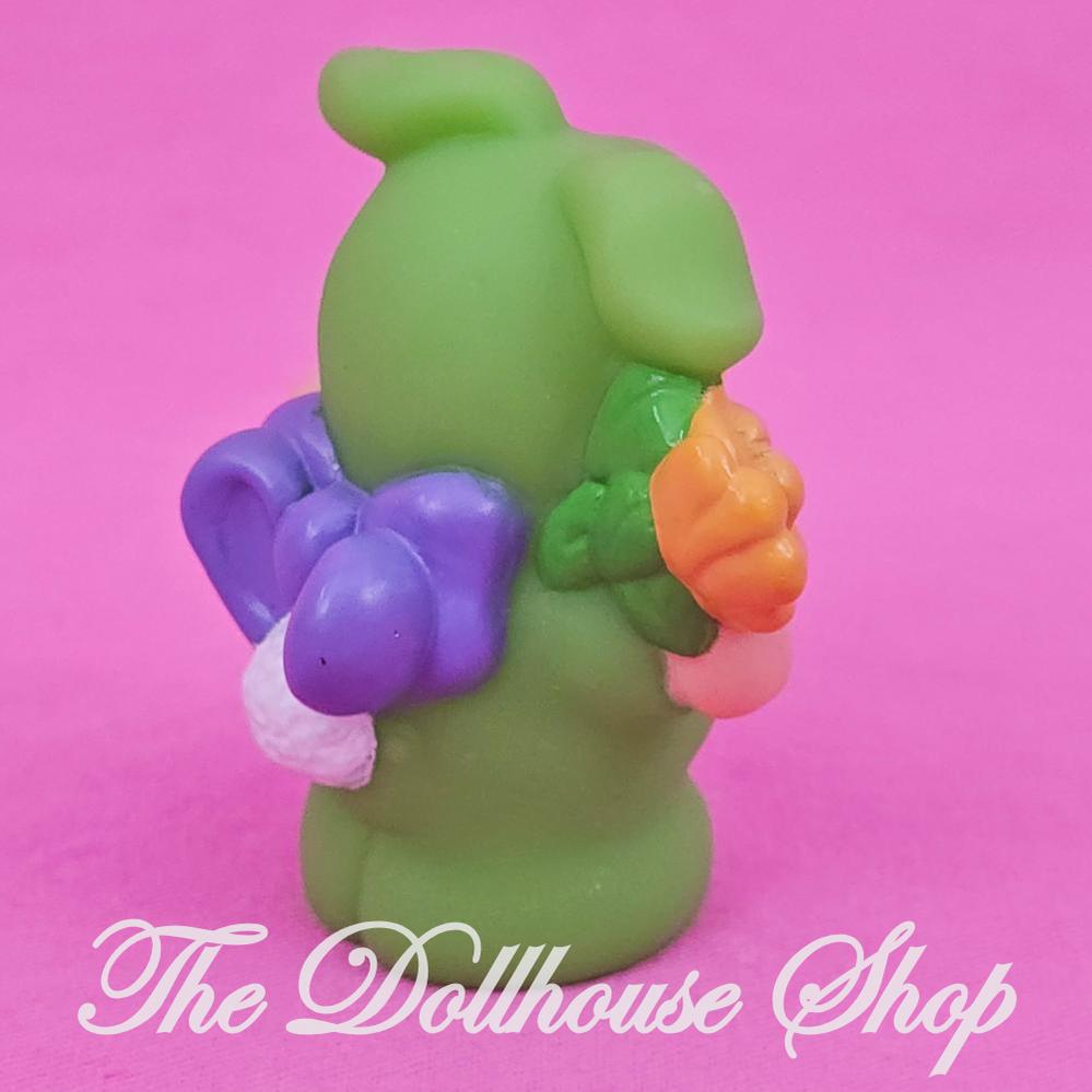 Fisher Price Little People Figure Green Bunny Costume Easter Basket Flower-The Dollhouse Shop