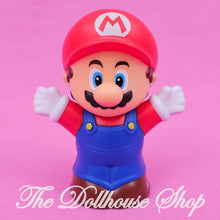 Fisher-Price Little People My Super Mario Figure wearing red top blue overalls-The Dollhouse Shop