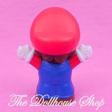 Fisher-Price Little People My Super Mario Figure wearing red top blue overalls-The Dollhouse Shop