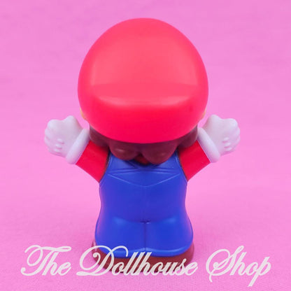 Fisher-Price Little People My Super Mario Figure wearing red top blue overalls-The Dollhouse Shop