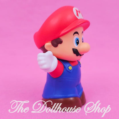 Fisher-Price Little People My Super Mario Figure wearing red top blue overalls-The Dollhouse Shop