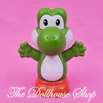 Fisher-Price Little People My Super Mario Green Yoshi Figure-The Dollhouse Shop