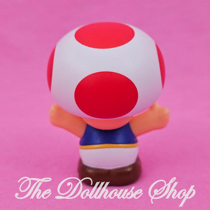 Fisher-Price Little People My Super Mario Toad Figure red white-The Dollhouse Shop