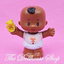 Fisher-Price Little People Nursery African American Baby Girl Boy Pink Fox Top-The Dollhouse Shop