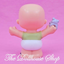 Fisher-Price Little People Nursery Figure Baby Boy Green Star Top-The Dollhouse Shop