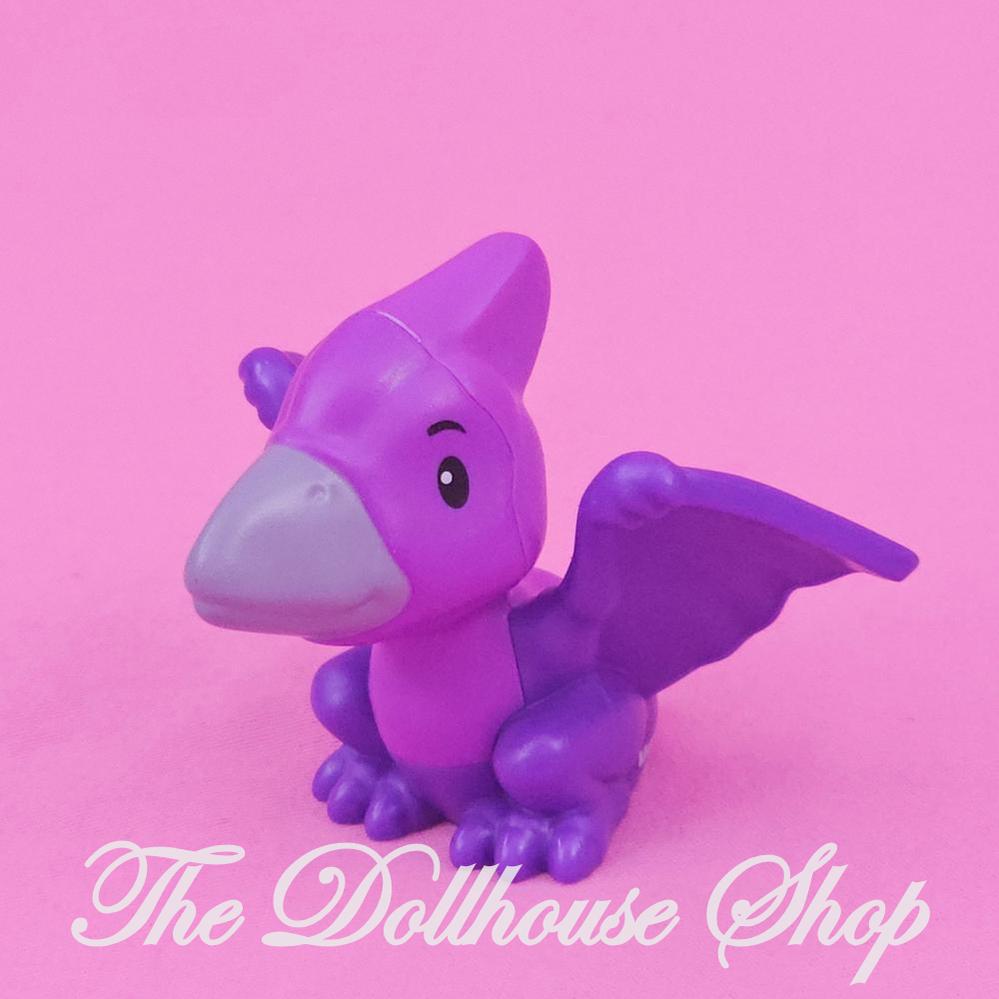 Fisher-Price Little People Purple Pterodactyl Dinosaur Dino-The Dollhouse Shop