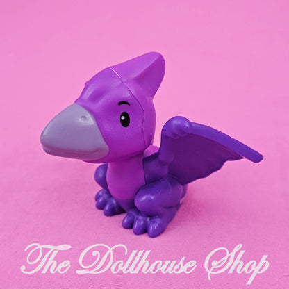 Fisher-Price Little People Purple Pterodactyl Dinosaur Dino-The Dollhouse Shop