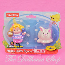 Fisher Price Little People Sarah Lynn and Bunny Happy Easter Set-The Dollhouse Shop