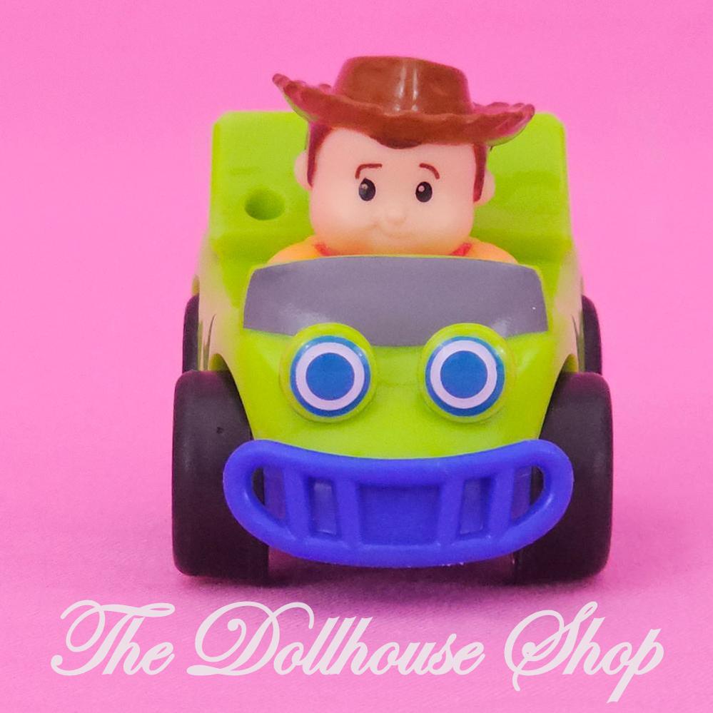 Fisher-Price Little People Wheelies Pixar Toy Story Green Woody Car RC-The Dollhouse Shop