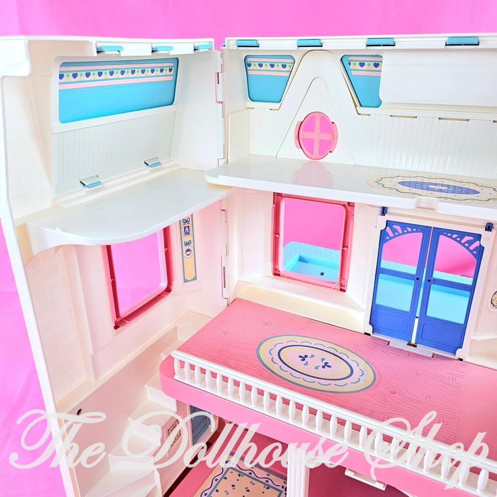 Fisher-Price Loving Family 6364 Dream Dollhouse Blue Roof AO4600 Doorbell-The Dollhouse Shop