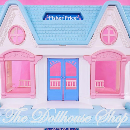 Fisher-Price Loving Family 6364 Dream Dollhouse Blue Roof AO4600 Doorbell-The Dollhouse Shop