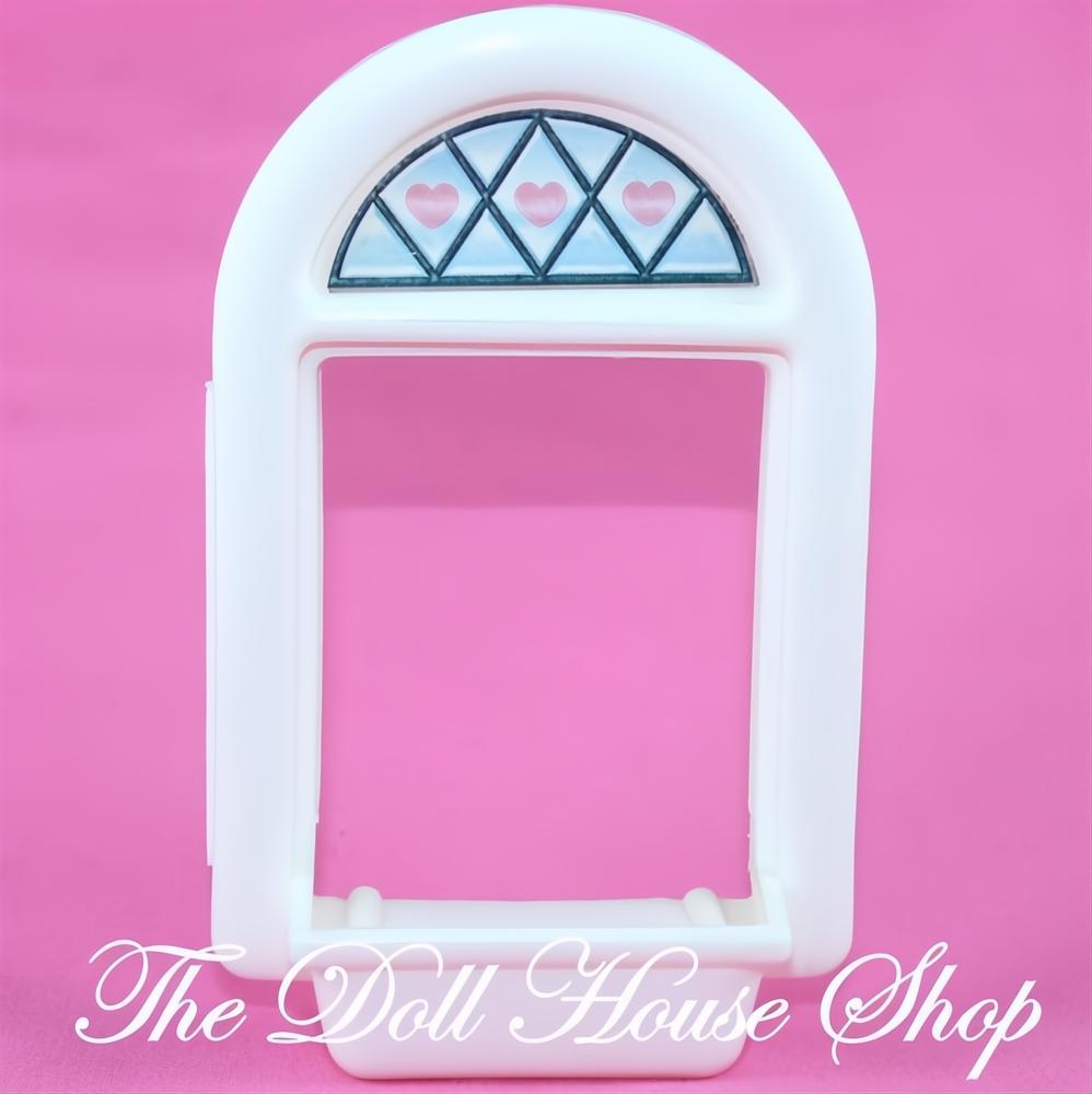 Fisher-Price Loving Family Classic Dollhouse Replacement Part White Window Frame-The Dollhouse Shop