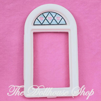 Fisher-Price Loving Family Classic Dollhouse Replacement Part White Window Frame-The Dollhouse Shop