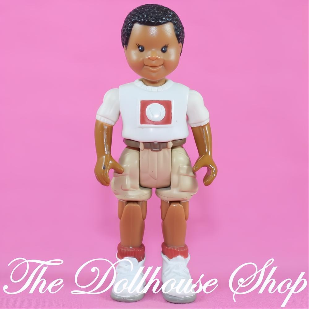 Fisher-Price Loving Family Dollhouse African American Boy Brother Sibling doll-The Dollhouse Shop