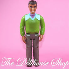 Fisher-Price Loving Family Dollhouse African American Dad Doll Green Top-The Dollhouse Shop
