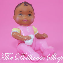 Fisher-Price Loving Family Dollhouse African American Pink Baby Girl Twin Doll-The Dollhouse Shop