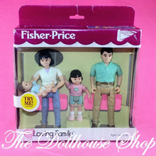 Fisher Price Loving Family Dollhouse Asian Family Mom Dad Girl Baby dolls-The Dollhouse Shop