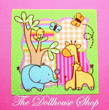 Fisher Price Loving Family Dollhouse Baby Doll Animal Nursery Blanket-The Dollhouse Shop