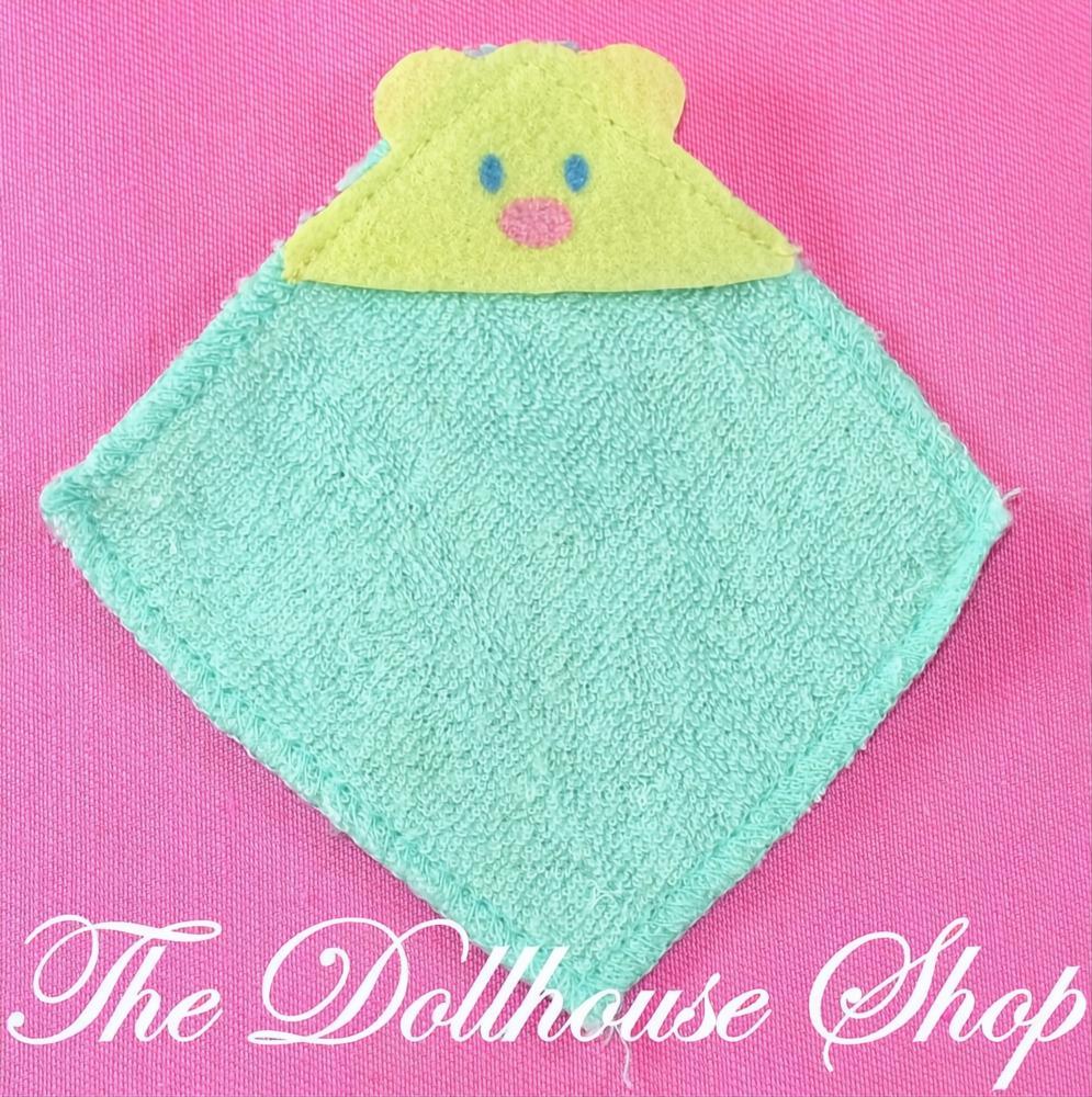 Fisher-Price Loving Family Dollhouse Baby Doll Hooded Bath Towel Nursery-The Dollhouse Shop
