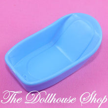 Fisher-Price Loving Family Dollhouse Bathroom Blue Baby Doll Bath Tub-The Dollhouse Shop