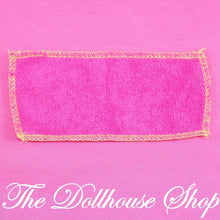 Fisher-Price Loving Family Dollhouse Bathroom Dolls Pink Bath Towel-The Dollhouse Shop