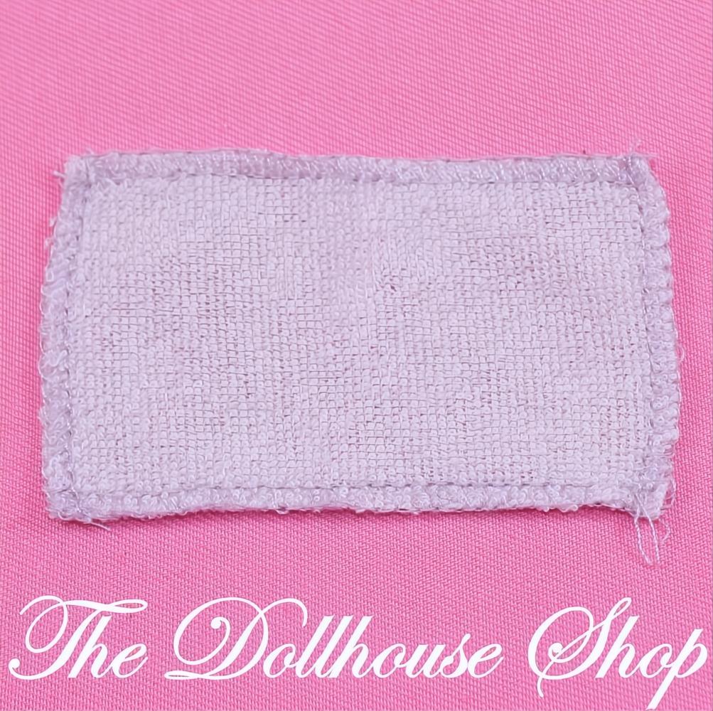 Fisher-Price Loving Family Dollhouse Bathroom Dolls Purple Bath Towel-The Dollhouse Shop