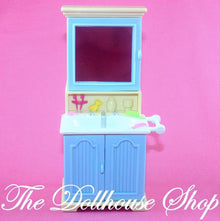 Fisher-Price Loving Family Dollhouse Bathroom Vanity Sink with mirror-The Dollhouse Shop