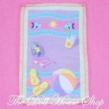 Fisher-Price Loving Family Dollhouse Beach Pool Bath Towel-The Dollhouse Shop
